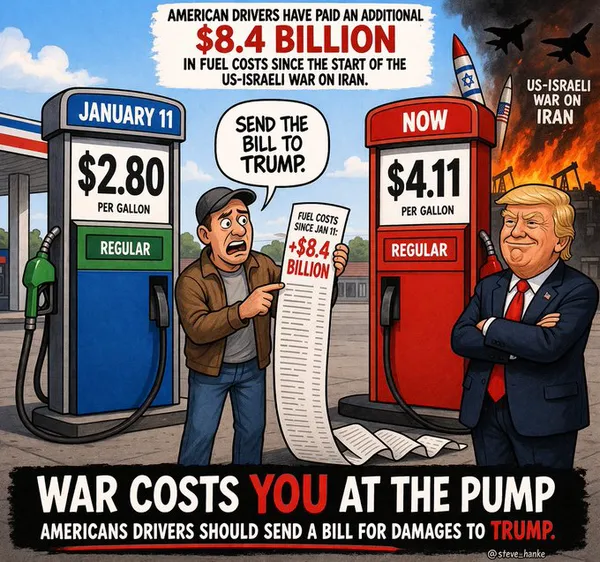 خسارت ۸.۵ میلیارد دلاری رانندگان آمریکایی به خاطر گرانی بنزین