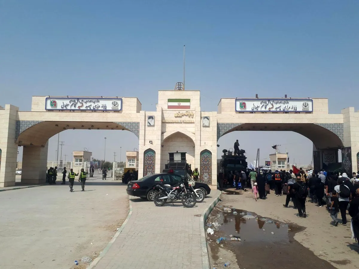 افزایش ۹۱ درصدی تردد زائران از مرز مهران در نوروز ۱۴۰۴