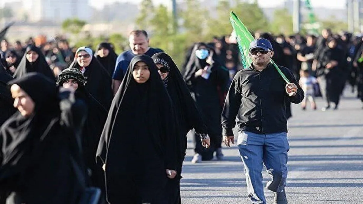 زائران اربعین برای سفری خنک‌تر، از مرز‌های تمرچین و باشماق عبور کنند