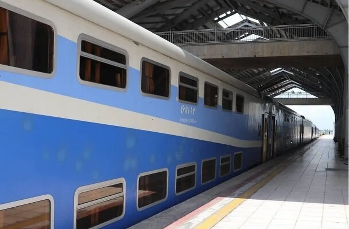 نخستین قطار زائران اربعین از رشت به سمت کرمانشاه حرکت کرد