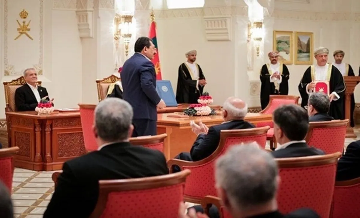 توافقات ارزشمند و راهبردی تجاری میان ایران و عمان منعقد شد
