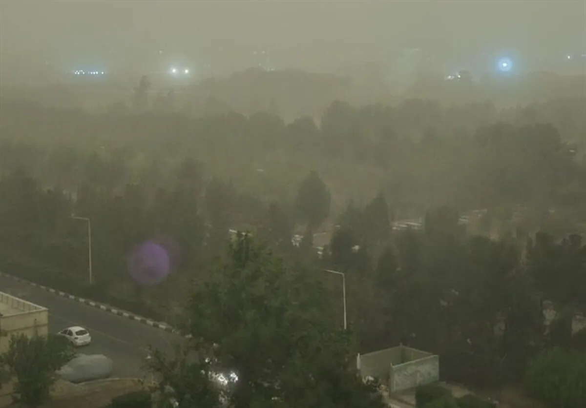 وقوع توفان تندری در تهران و البرز