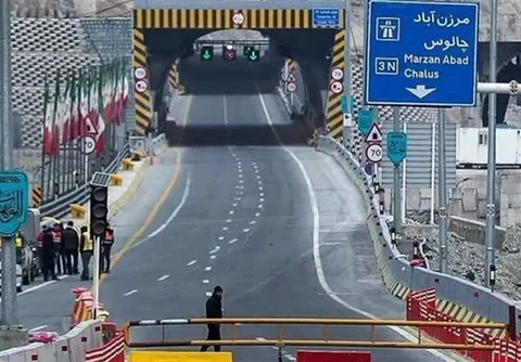 انسداد جاده چالوس برطرف شد