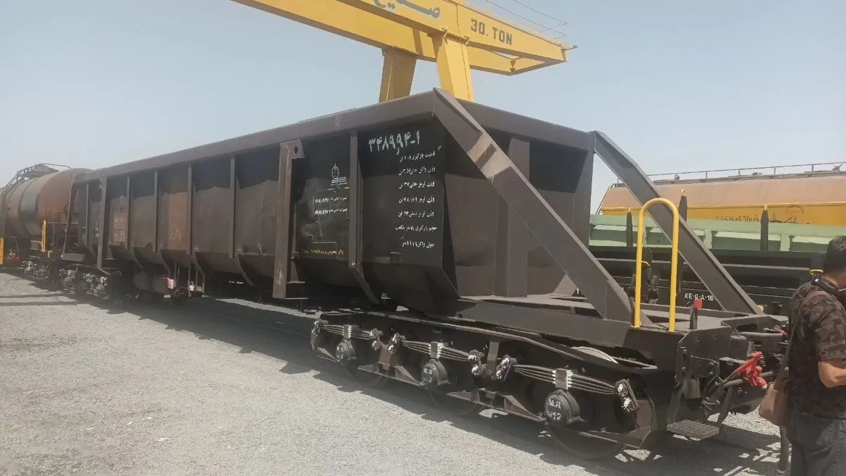 ۴۰ دستگاه واگن مخزن‌دار و لبه کوتاه داخلی وارد ناوگان ریلی کشور شد