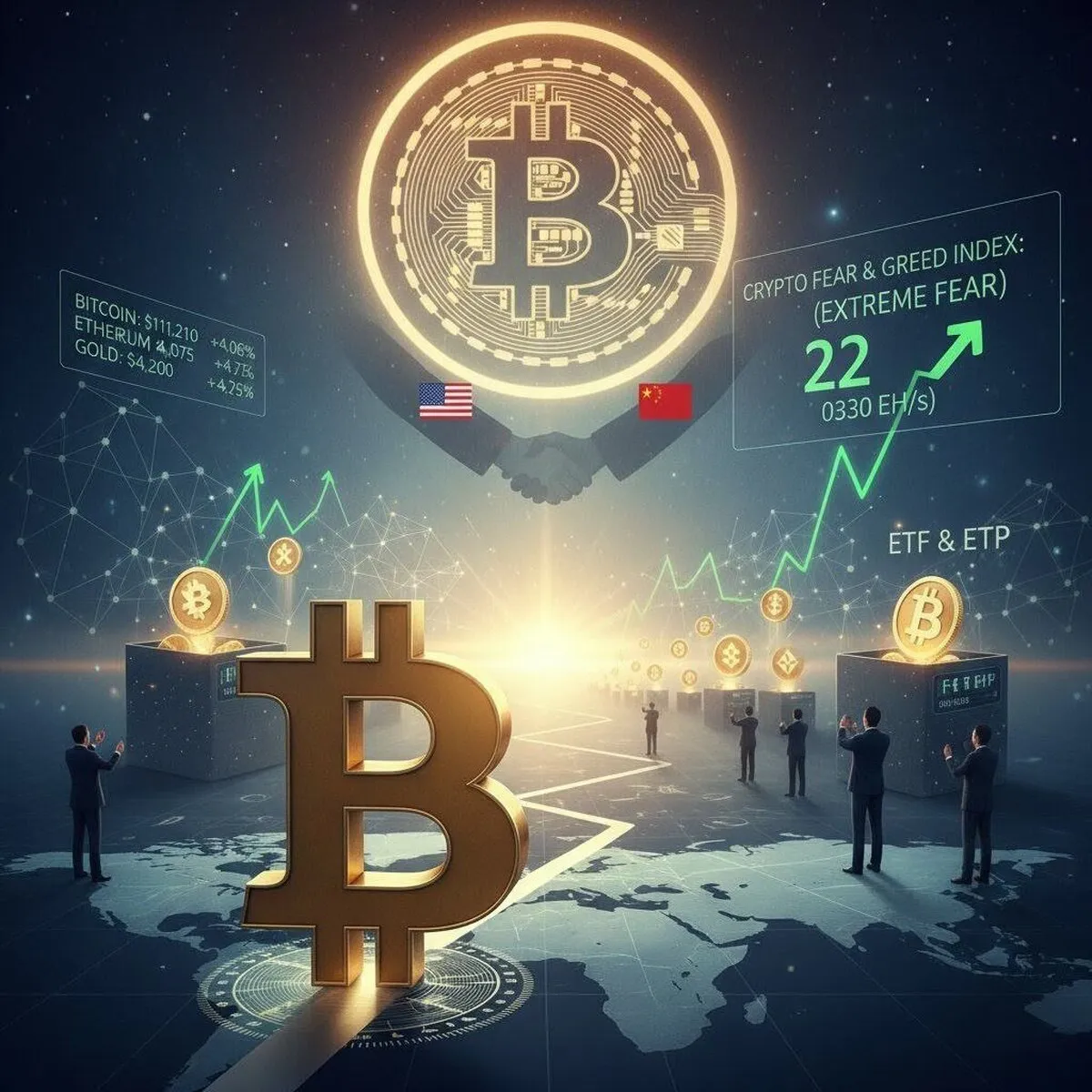 بازار کریپتو در آستانه رشد؛ بیت‌کوین در مسیر تبدیل به استاندارد جهانی