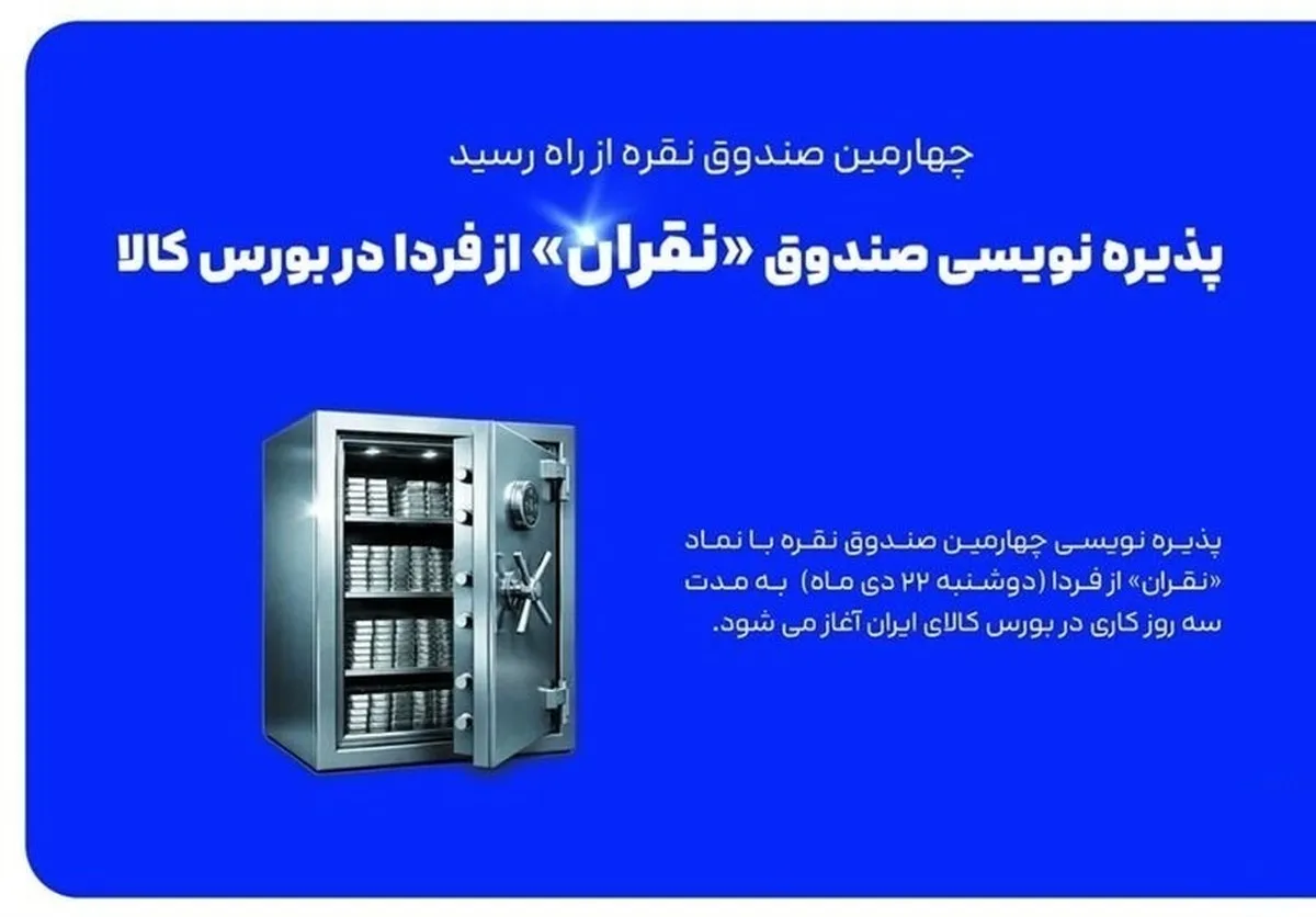 آغاز پذیره نویسی چهارمین صندوق نقره از دوشنبه