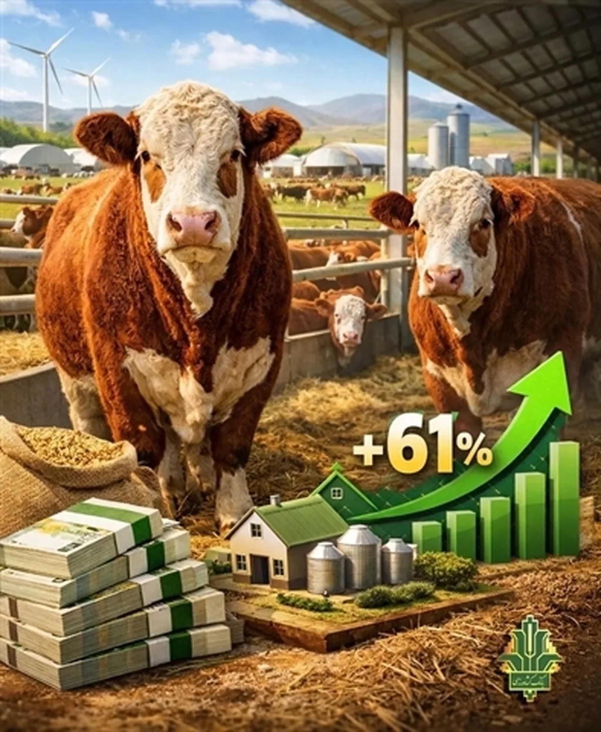 رشد ۶۱ درصدی حمایت بانک کشاورزی از تولید گوشت قرمز در کشور