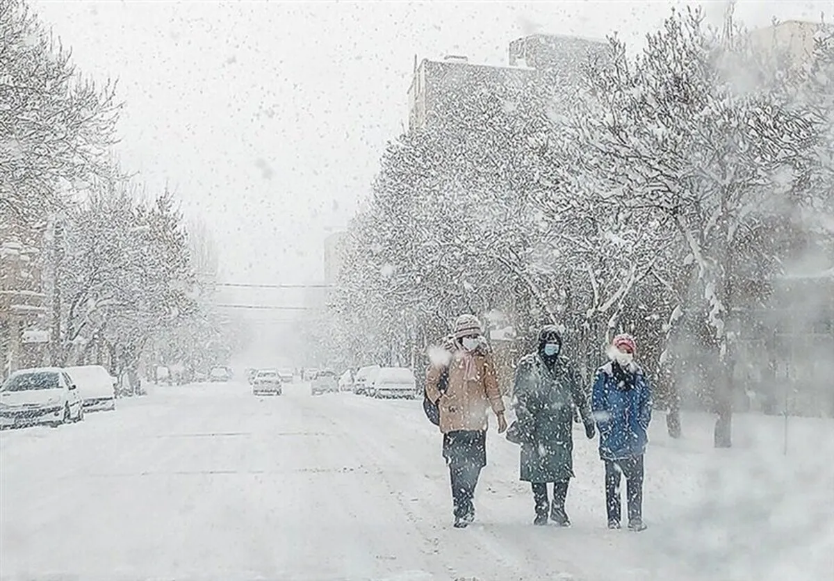 گزارش هواشناسی ۲۷ بهمن ۱۴۰۳/باران و برف در ۹ استان