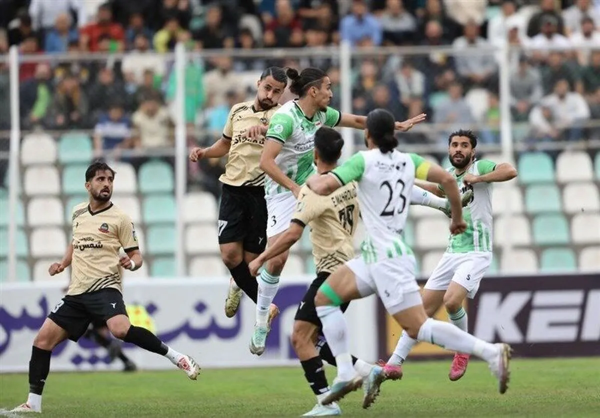 جدول رده بندی لیگ برتر در پایان هفته بیست و پنجم