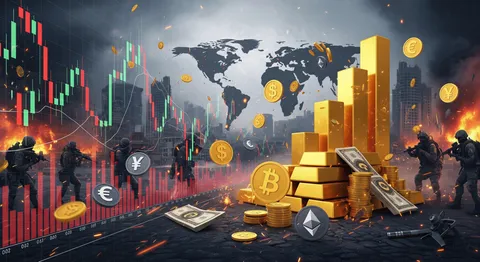 هراس و فرار سرمایه در بازارهای مالی جهانی به دلیل جنگ آمریکایی-صهیونی علیه ایران