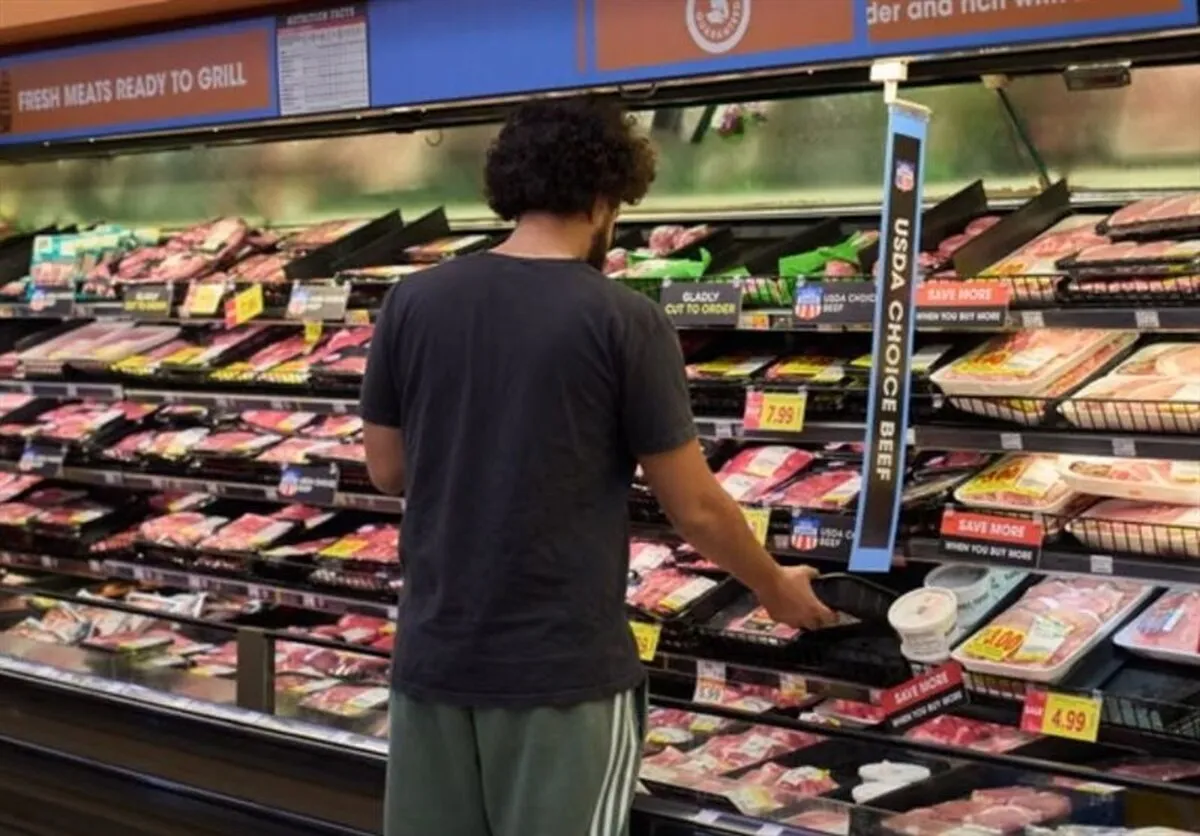 قیمت گوشت قرمز در آمریکا رکورد زد