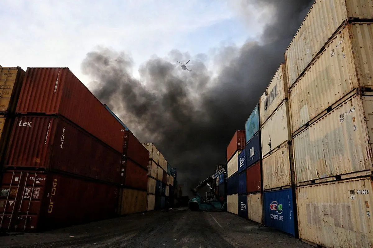 افشای هویت کانتینرهای خروجی بخش سوخته بندر شهید رجایی